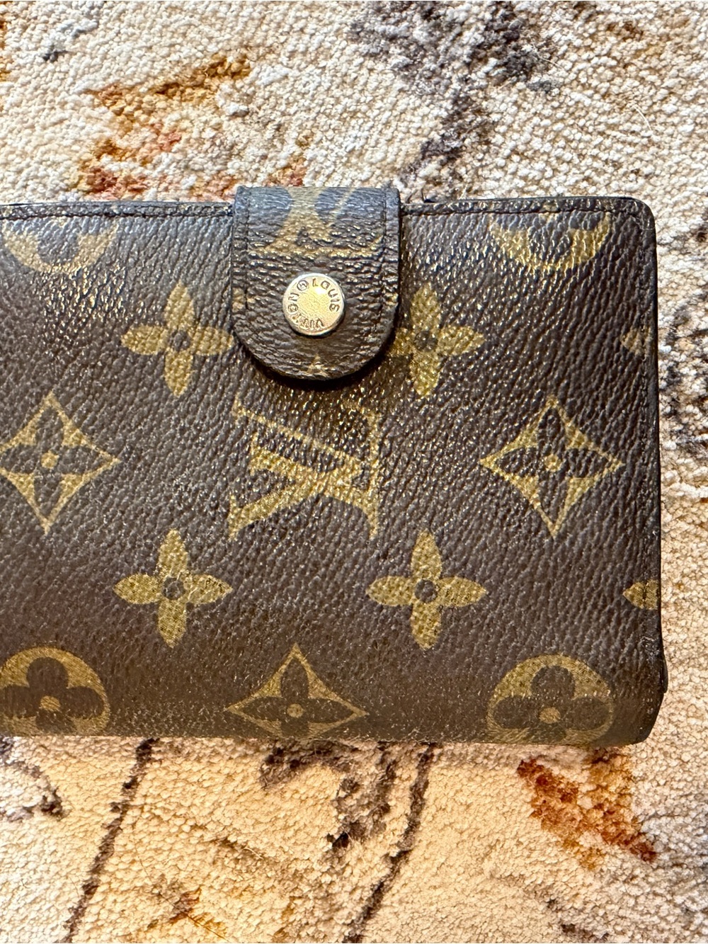 Louis Vuitton Monogram Canvas Snap Wallet - Brown/Gold